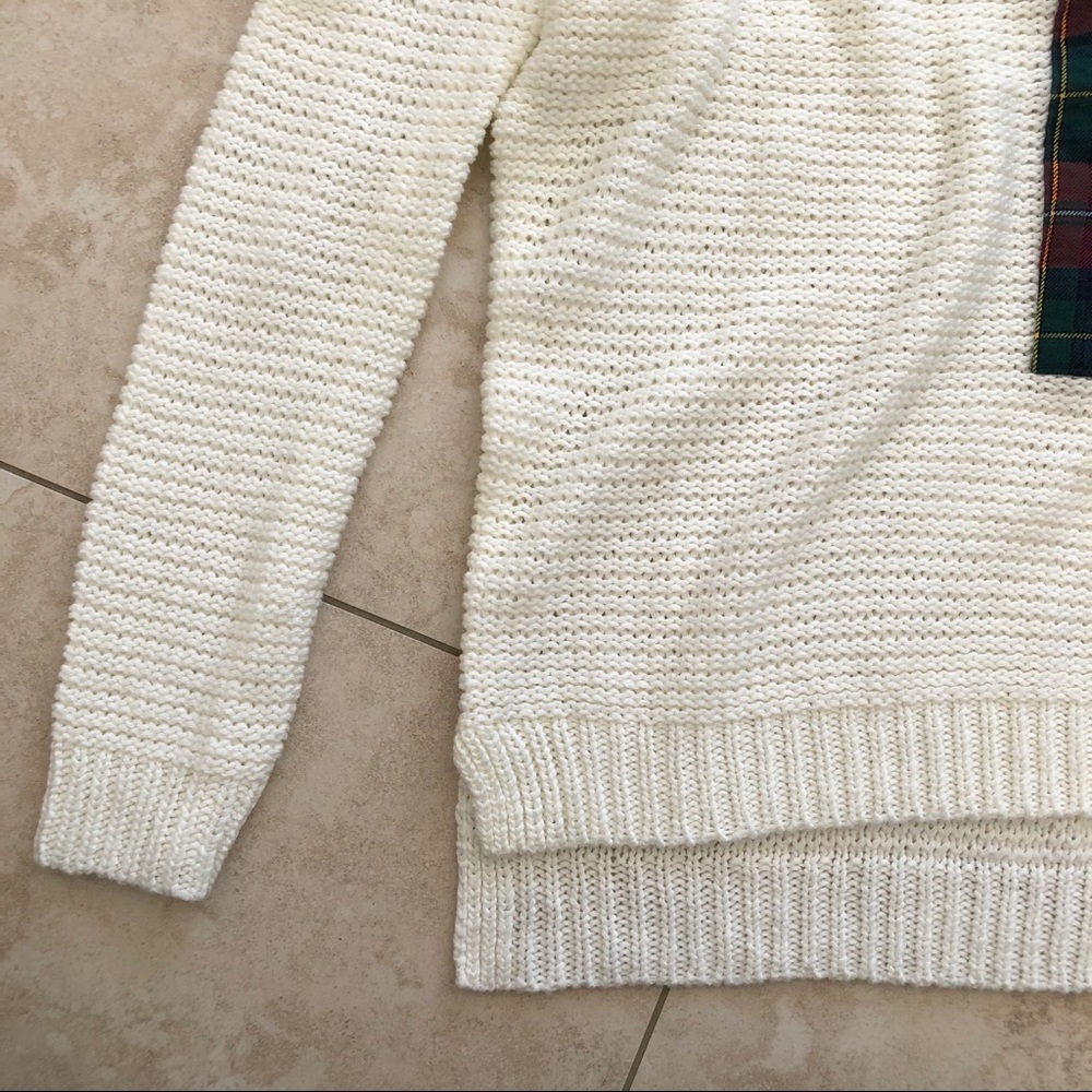Knit sweater with cutout shoulders - Picture 3 of 4